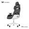 Fotel gamingowy ARGENT E700 z prawdziwej skóry (lodowcowa biel) zaprojektowany przez STUDIO F∙A∙PORSCHE