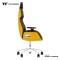 Fotel gamingowy ARGENT E700 z prawdziwej skóry (żółty), zaprojektowany przez Studio F. A. Porsche