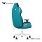 Fotel gamingowy ARGENT E700 z prawdziwej skóry (błękit oceanu) zaprojektowany przez STUDIO F∙A∙PORSCHE