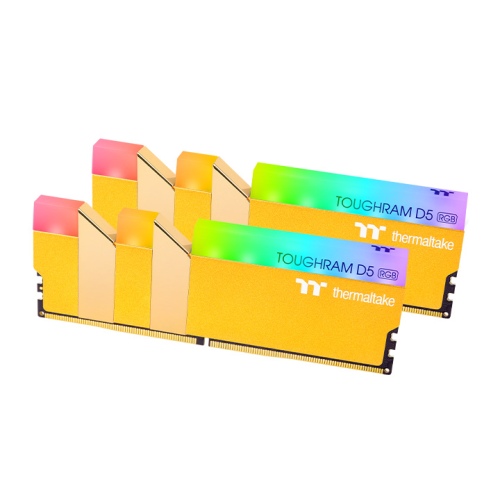 Pamięć TOUGHRAM RGB D5 DDR5 5600MT/s 32 GB (16 GB x2) — metaliczne złoto