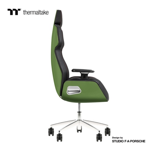 Fotel gamingowy ARGENT E700 z prawdziwej skóry (wyścigowa zieleń) zaprojektowany przez STUDIO F∙A∙PORSCHE