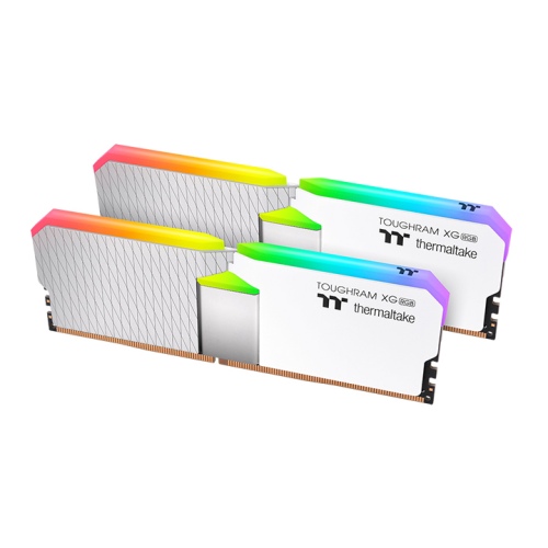 Zestaw białych pamięci TOUGHRAM XG RGB DDR4 4000 MHz 32 GB (16G x2) 