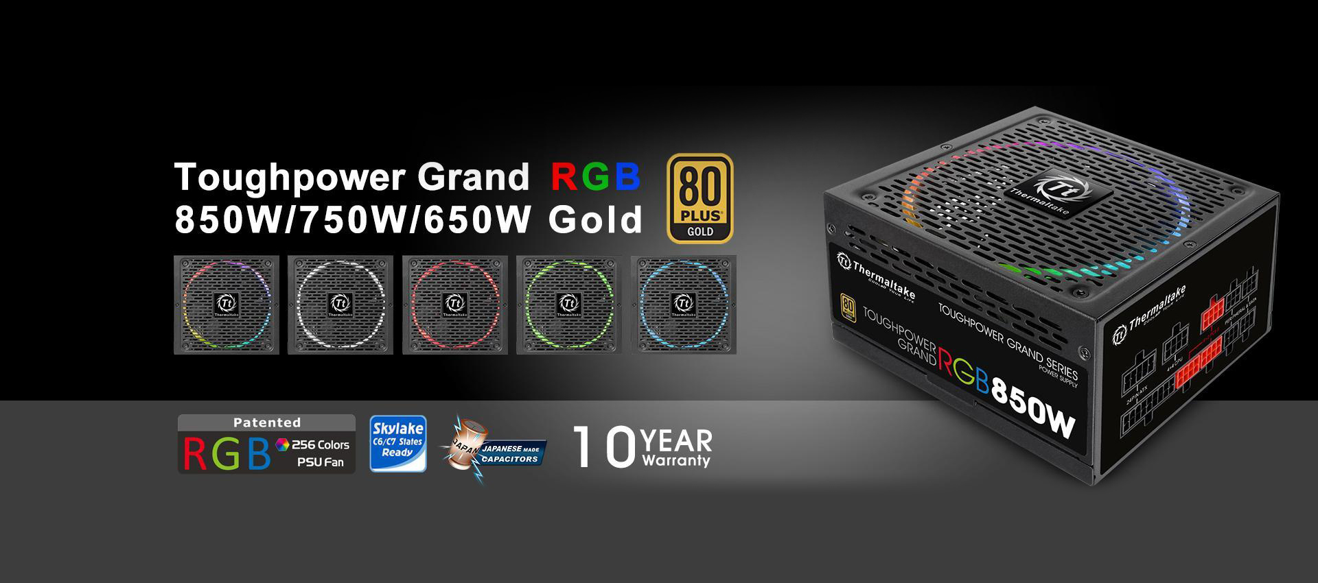 Toughpower Grand RGB 850W Gold Fully Modular